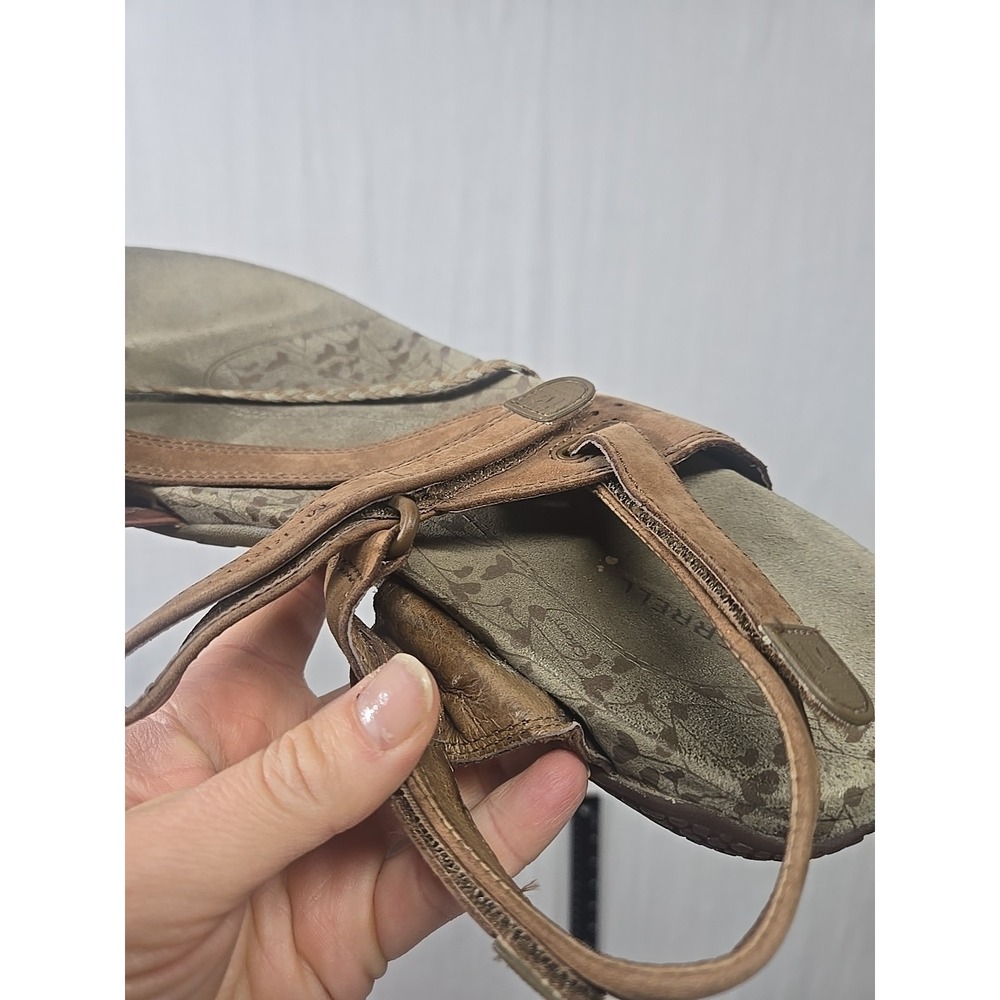 Merrell Siena Womens 12 Sandals Brown Adjustable Strap Sport Brown Leather - Picture 12 of 14